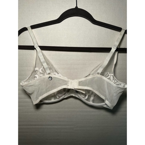 HOUSE LEJABY Divine Guipure Underwire 36C White 15133 - Picture 2 of 4